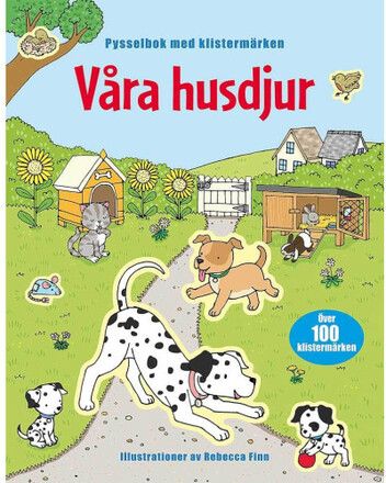 Våra husdjur : pysselbok med klistermärken (häftad)