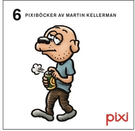 6 Pixiböcker av Martin Kellerman (häftad)