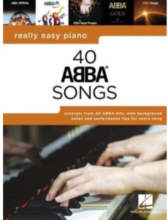 Really Easy Piano: 40 ABBA Songs (häftad, eng)
