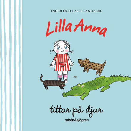 Lilla Anna tittar på djur (bok, board book)