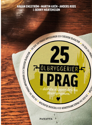 25 ölbryggerier i Prag (bok, danskt band)