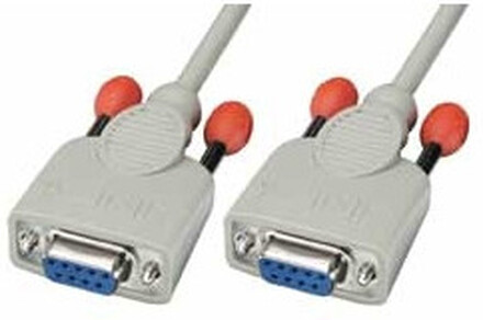 Lindy 10m Null modem cable nätverkskablar Vit
