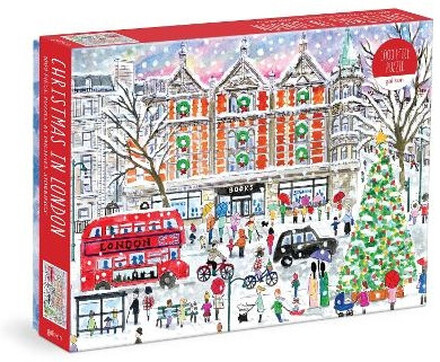 Michael Storrings Christmas in London 1000 Piece Puzzle (bok, eng)