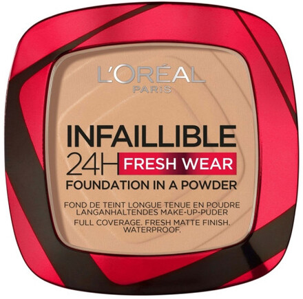 L'Oreal Infaillible 24h Fresh Wear Powder Foundation Golden Beige 140