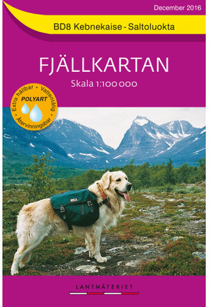 BD8 Kebnekaise-Saltoluokta Fjällkartan : 1:100000