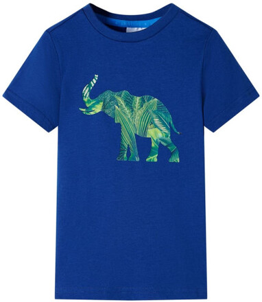 T-shirt för barn mörkblå 104