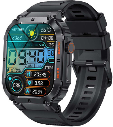 SWC-191B Bluetooth SmartWatch with heartrate, blood pressure and blood oxygen sensor & call function