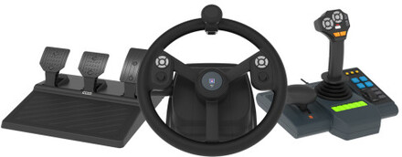 Hori HPC-043U spelkonsoler Svart USB Steering wheel + Pedals + Joystick PC
