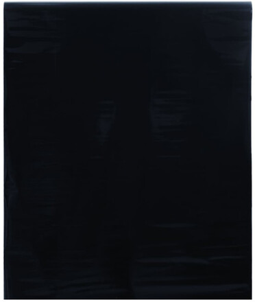 Fönsterfilm statisk frostad frostad svart 45x1000 cm PVC