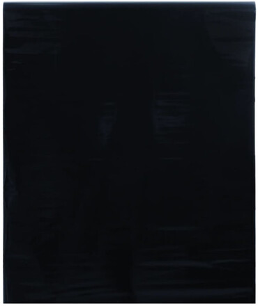 Fönsterfilm statisk frostad frostad svart 60x500 cm PVC