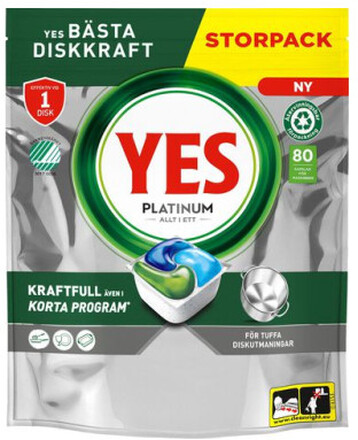 Maskindisk YES Platinum tabletter 80/fp