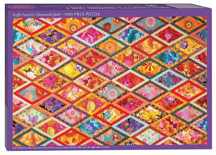 Kaffe Fassett's Diamond Quilt Jigsaw Puzzle : 1000 Pieces