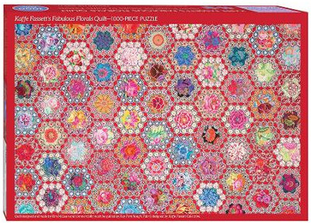 Kaffe Fassett's Fabulous Florals Quilt Jigsaw Puzzle : 1000 Pieces