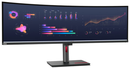 Lenovo ThinkVision P49w-30 LED display 124,5 cm (49") 5120 x 1440 pixlar DQHD Svart