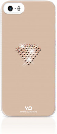 WHITE-DIAMONDS Crystal Cover Rainbow RoseGold iPhone5/5S/SE