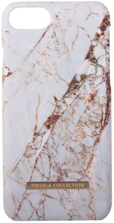 COLLECTION Mobilskal Soft White Rhino Marble iPhone 6/7/8/SE