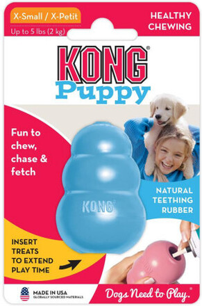 Hundleksak Kong Puppy X-small gummi 5,5x3,5cm