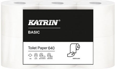 Toalettpapper KATRIN Basic 640 42/fp
