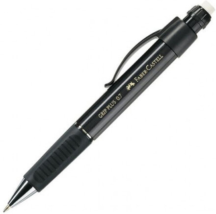 Stiftpenna Grip Plus 0,7mm met. svart