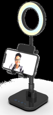 Digipower Success Phone Holder with 6" ring light