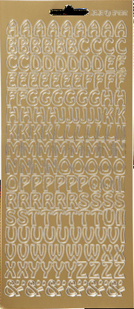 Focus Stickers Gold Letters Design 2