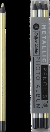 PRINTWORKS COLOR PENCILS METALLIC 3-PACK