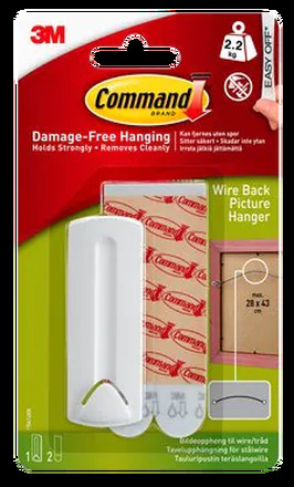 3M Command Picture Hanger for Wire-Backed frames