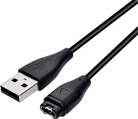 USB Oplader Kabel til Garmin Vivomove 3/3S, Vivoactive 4/4S, 45mm - USB A