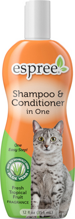 Espree Shampoo & hoitoaine yhdessä kissoille 355 ml
