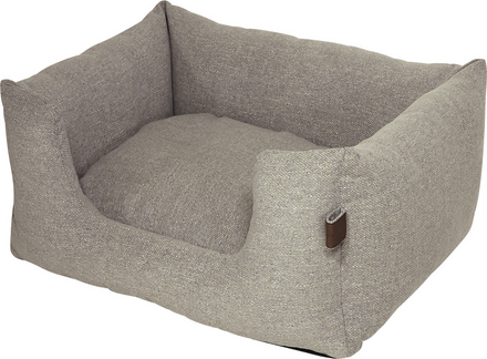 Fantail Basket Snooze Dog Bed - Nut Grey (60x50 cm)