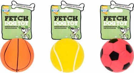 Fetch Dog Toy - All Sports Ball, 9 cm (Röd - Fotboll)
