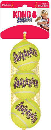 Hundleksak Airdog KONG SqueakAir Tennisbollar (S)