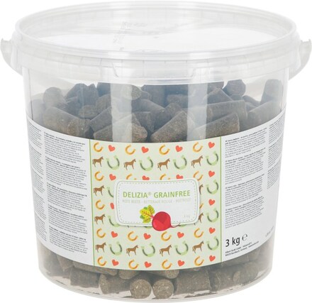 Delizia Grainfree Hästgodis Rödbeta - 3 kg