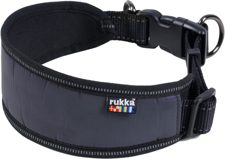 Rukka Pets Luminous Soft Collar Mjukt Halsband - Rainbow (L 45-70 cm)