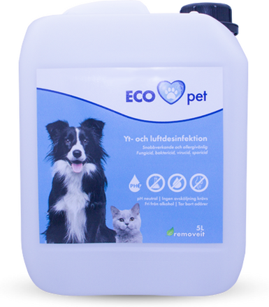 Removeit ECO Pet Yt- och luftdesinfektion - 5 L