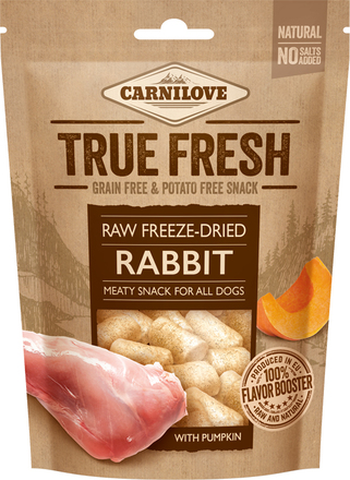 Carnilove Raw freeze-dried Rabbit with Pumpkin Hundgodis - 40 g