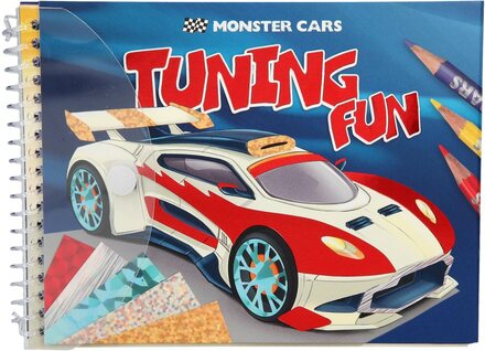 Monster Cars Tuning Fun Målarbok