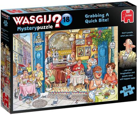 Wasgij Mystery 18 Grabbing A Quick Bite 1000 bitar 19179