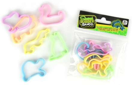 Shaped Rubber Bands Glow in the dark