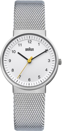 Braun Classic Watch with Mesh Bracelet