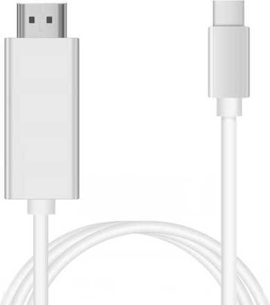 INF USB-C till HDMI kabel 4K (2 meter) Vit