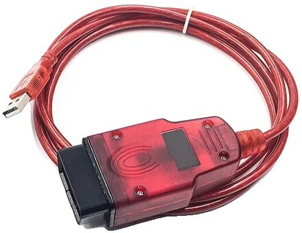 Renolink V199, OBDII ECU-nyckelprogrammerare, USB-diagnostikgränssnittskabel, Renolink V199