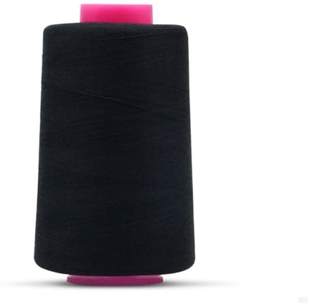 40S/2 Sewing Thread Garment Polyester 5000 Yards Sewing Cotton Thread(Black)