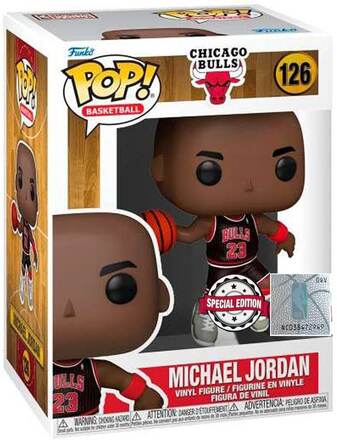 POP-figur NBA Chicago Bulls Michael Jordan med Jordans Exclusive