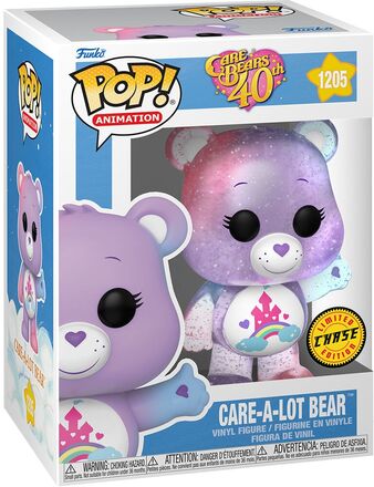 POP figure Care Bears 40th Anniversary Care a Lot Bear Chase