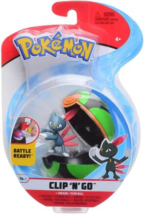 Pokemon Clip N Go Sneasel & Dusk Ball