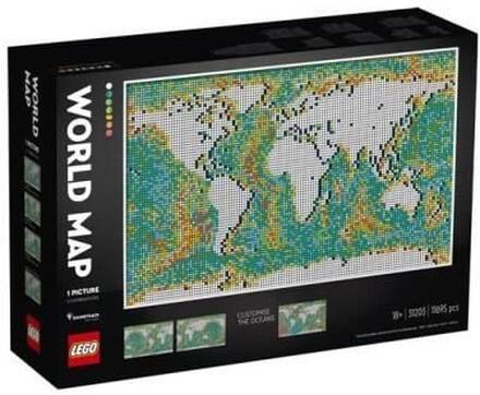 LEGO® Art 31203 Världskarta - LEGO