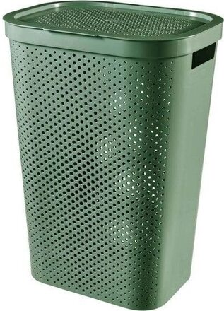 Curver / Keter CURVER INFINITY RECYCLED LAUNDRY BASKET 60L /Žalias