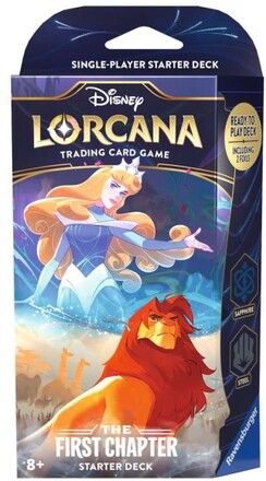 Disney Lorcana - First Chapter - Deck Sapphire & Steel - Starter Pack