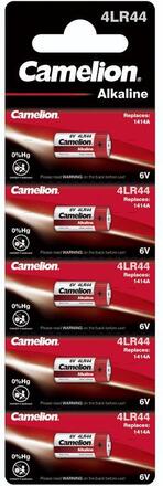 Batteri 4LR44 ( 28A / A544 ) 5-pack Alkaline Alkaliskt Camelion 6V